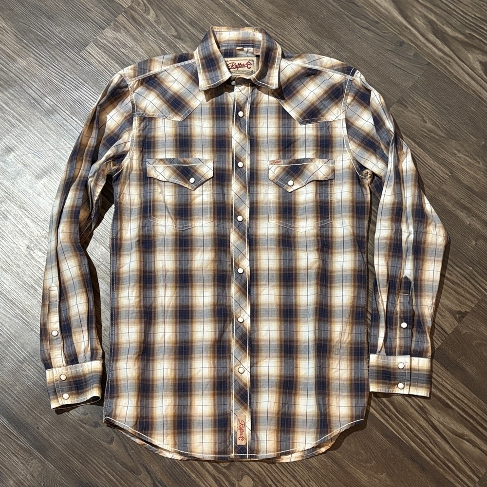 Rafter C western/pearl snap/cowboy shirt